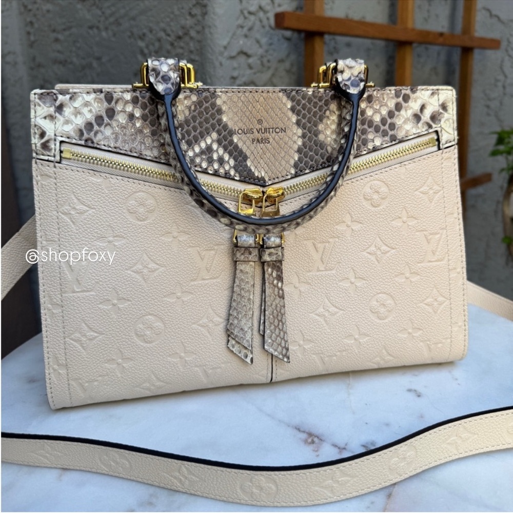 Louis Vuitton Monogram Empreinte Python Sully PM